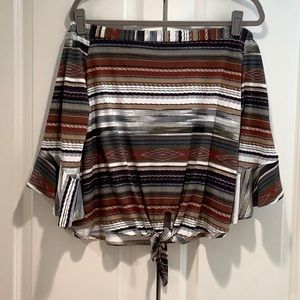 Veronica M - Off the Shoulder Top with Tie NEW